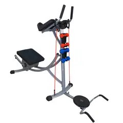 XTREME SPORT - Banca para Abdominales Full Power Disco Pesas y Ligas
