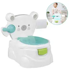 IDEAL - Bacín Entrenador Musical para Bebes Niño Osito