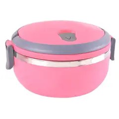GENERICO - Lonchera 1 Nivel Taper Termica Color rosado
