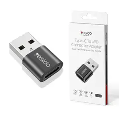 YESIDO - Otg Adaptador - Tipo C A Usb -Soporta Carga Rapida Y Datos