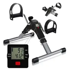 GENERICO - Pedalera Ejercitador Digital Terapia Piernas Brazos Plegabl