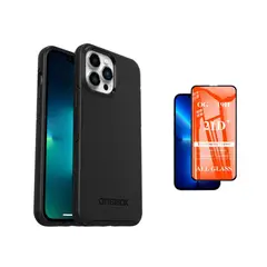 OTTERBOX - Case Symmetry iPhone 13 Pro Y Vidrio Templado Negro