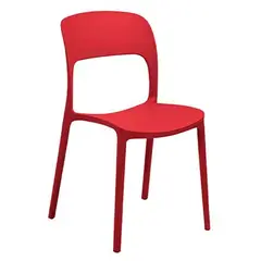 ZIYAZ - Silla De Comedor  Soffi  Rojo - ZIYAZ