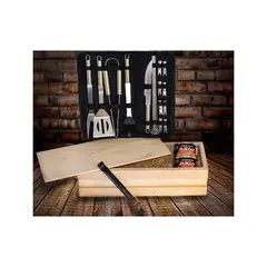 GENERICO - Kit parrillero con maleta