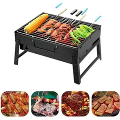OEM - Mini Parrilla para Camping Jardín para Barbacoa