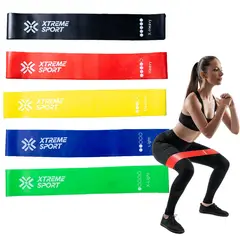 XTREME SPORT - Setx5 bandas ligas elásticas de resistencia