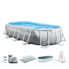 INTEX - Piscina Estructural Ovalada 610x305x122cm