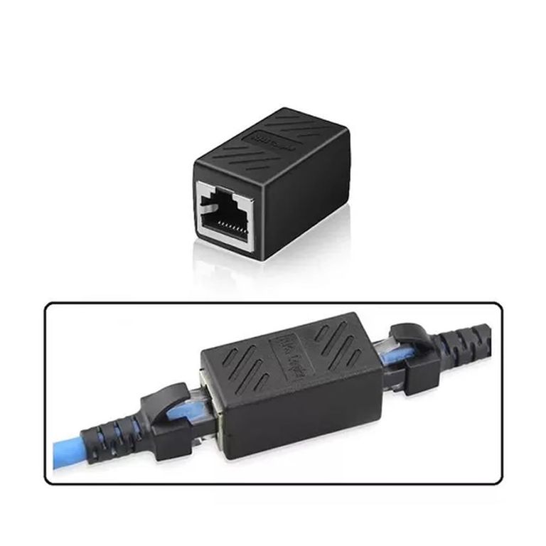 Adaptador Conector Lan de Red Hembra a Hembra