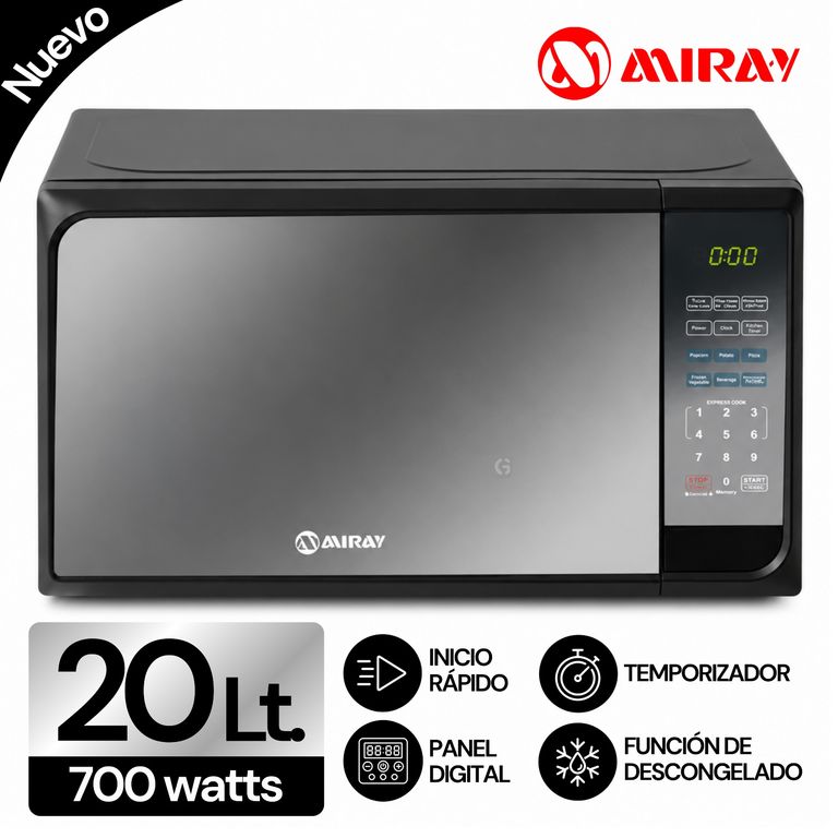 Horno Microondas Miray HMM-20N 20 L
