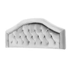 MAVISAC - Cabecera Reina Dos Plazas Color Blanco - Ultra Cuero