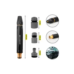 GENERICO - Conector Rápido de Manguera - 3 adaptadores