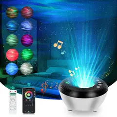 GENERICO - Parlante Bluetooth y Proyector De Galaxia Smart Wifi