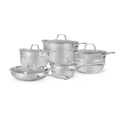 FINEZZA - Set de Ollas Siena FINS10 10 Piezas Plomo
