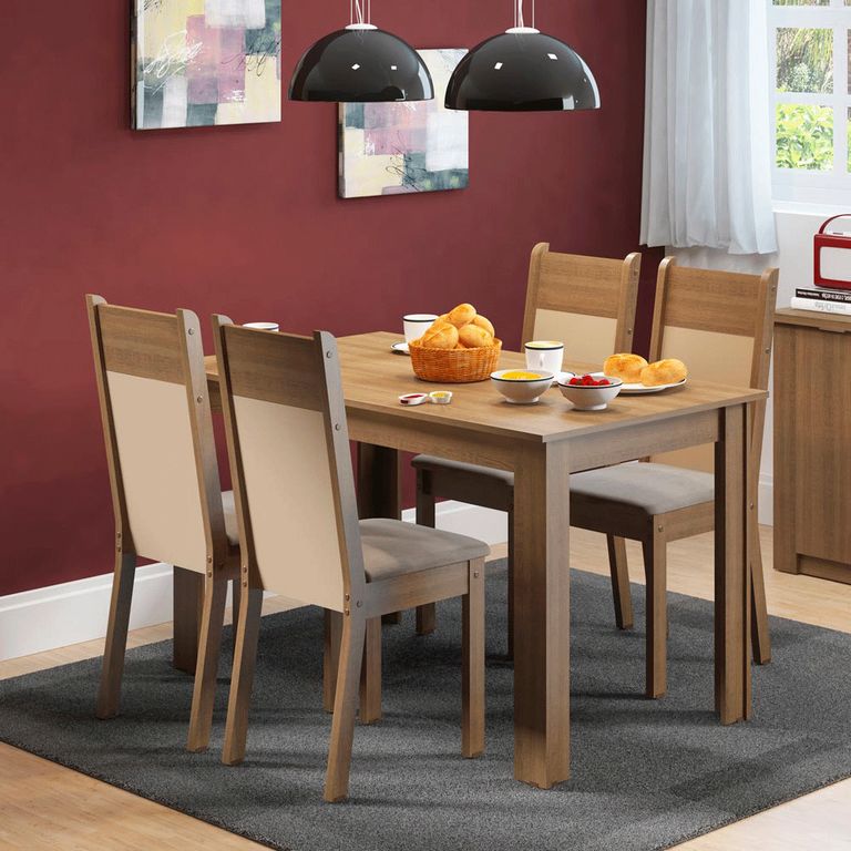 Juego de Comedor Havana con 4 Sillas