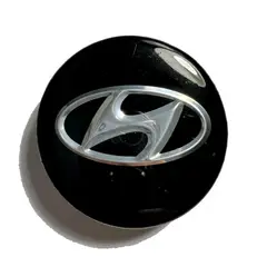 GENERICO - Tapa Central compatible con Aro Hyundai 60mm (juego 4 Unids)