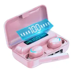 TWS - Audifono Bluetooth F9 Pro Rosado Hasta 6h Music