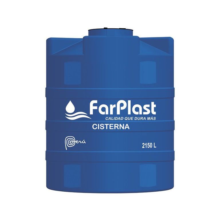 CISTERNA PARA AGUA DE 2150 LTS CON KIT DE ACCESORIOS FARPLAST
