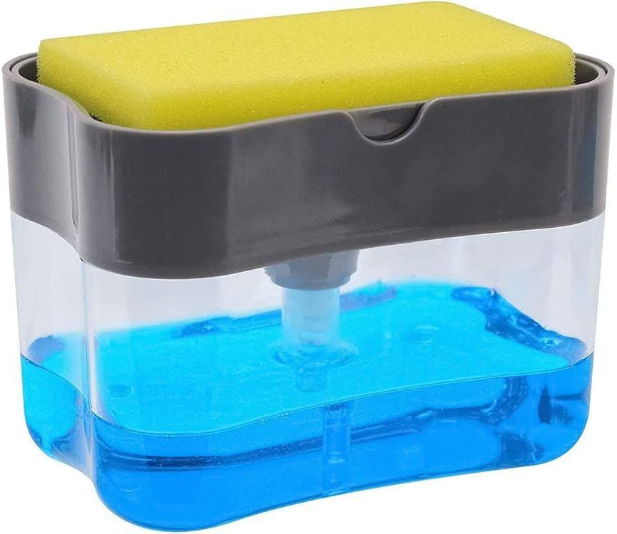 Dispensador Detergente Líquido lavavajillas Esponja