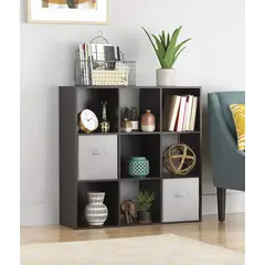VILLA HOGAR - Estante organizador Cubico negro