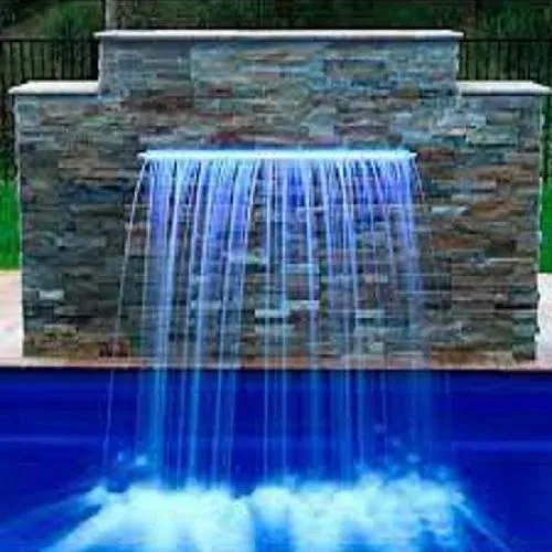 CASCADA PARA PISCINA DE 60 Cm LED RGB CON CONTROL REMOTO