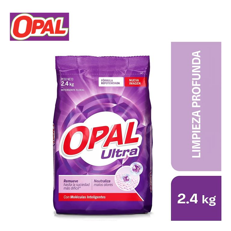 Detergente en polvo 2.4 kilos OPAL Ultra