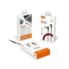 LDNIO - CABLE LDNIO LS422 LIGHTNING DE 2M CONECTOR 90° PARA CELULAR
