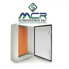 GENERICO - TABLERO METALICO ADOSABLE 800X600X250 mm IP66 CON PLACA METALICA