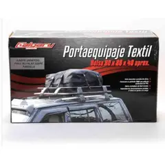 GENERICO - PORTAEQUIPAJE AUTO TEXTIL CALGARY - NEGRO