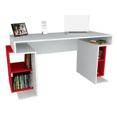 STARHOME - ESCRITORIO PLAY BLANCO Y ROJO