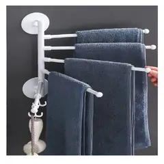 OTTOWARE - Colgador de Toallas de 5 brazos 180°