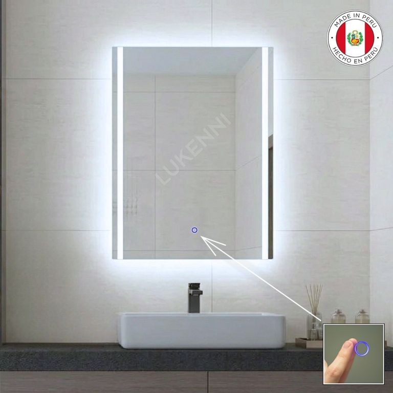 Espejo LED Touch 50x70 cm MIRPA 3 luces