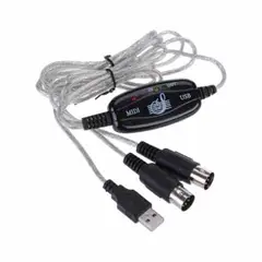 GENERICO - Adaptador de usb a midi um002 Alimentado por USB