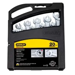 STANLEY - PROMO JUEGO 20 PIEZAS LLAVE MIXTA 8-18MM 1/4-7/8” PLG 85-783