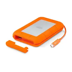 LACIE - Disco Duro Externo Rugged 1TB USB-C 2.5'', USB C 3.0