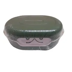 GENERICO - Lonchera caja bento japonés kawaii con stickers - Verde