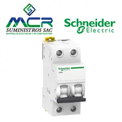SCHNEIDER ELECTRIC - INTERRUPTOR TERMOMAGNETICO 2P 63A 10KA 230V IK60N  Schneider