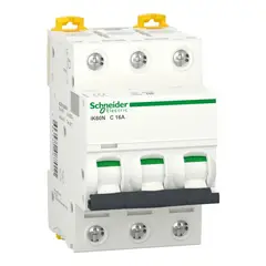 SCHNEIDER ELECTRIC - INTERRUPTOR TERMOMAGNETICO 3P 16A 10KA 230V IK60N  Schneider