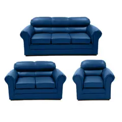 GENERICO - Juego de Sala Brasilia 3-2-1 Zafiro