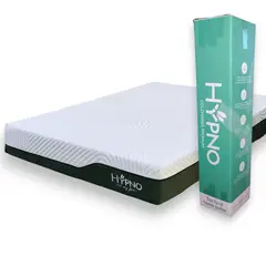 HYPNO HOME - Colchón Viscoelástico Hypno Queen Con Funda Removible De Bambú