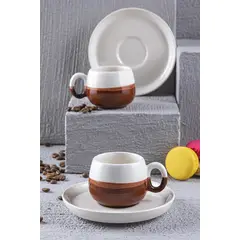 DORELINE - Juego de Tazas y Platos para Café