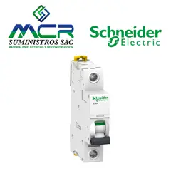 SCHNEIDER ELECTRIC - INTERRUPTOR TERMOMAGNETICO 1P 50A 10KA 230V IC60N Schneider