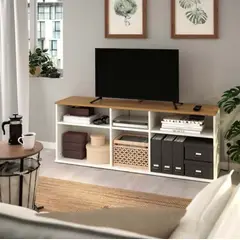 VENTITAS HOME - Mesa de Tv 75 Nadma Duna y Blanco