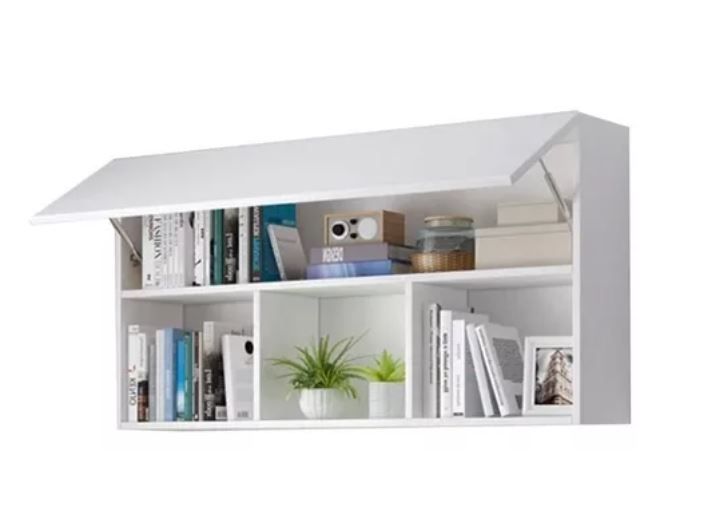 LIBRERO BIBLIOTECA FLOTANTE EN MELAMINA 18MM