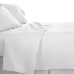 SLEEPER - Juego de Sábanas King 180 hilos Blanco
