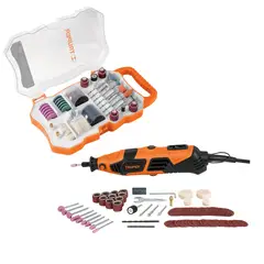 TRUPER - Kit mini taladro rectificadora con accesorios 219 Piezas