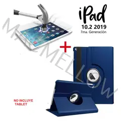 GENERICO - Funda Case + Mica de Vidrio para iPad 10.2 7ma Gen A2197 A2200