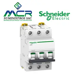 SCHNEIDER ELECTRIC - INTERRUPTOR TERMOMAGNETICO 3P 16A 10KA 230V IC60N Schneider