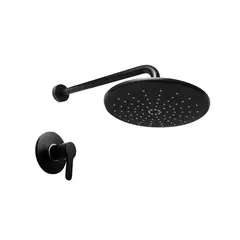 VAINSA - Monocomando de ducha con salida española maui black