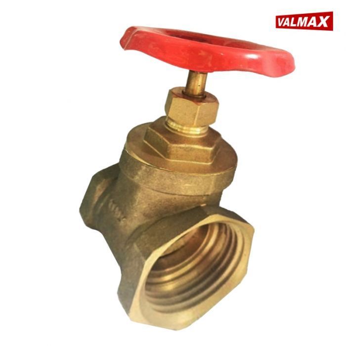 Llave de Compuerta 1/2" Valmax - Bronce / Rojo