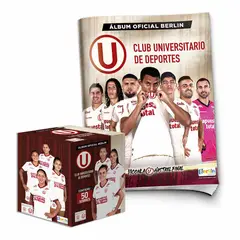 EDITORIAL BERLIN - Club Universitario de Deportes 2023, 1 Álbum Tapa Blanda + 1 Cajita